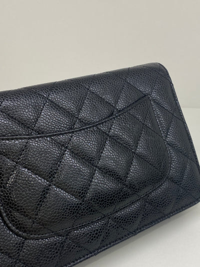 Chanel Black Caviar WOC SHW