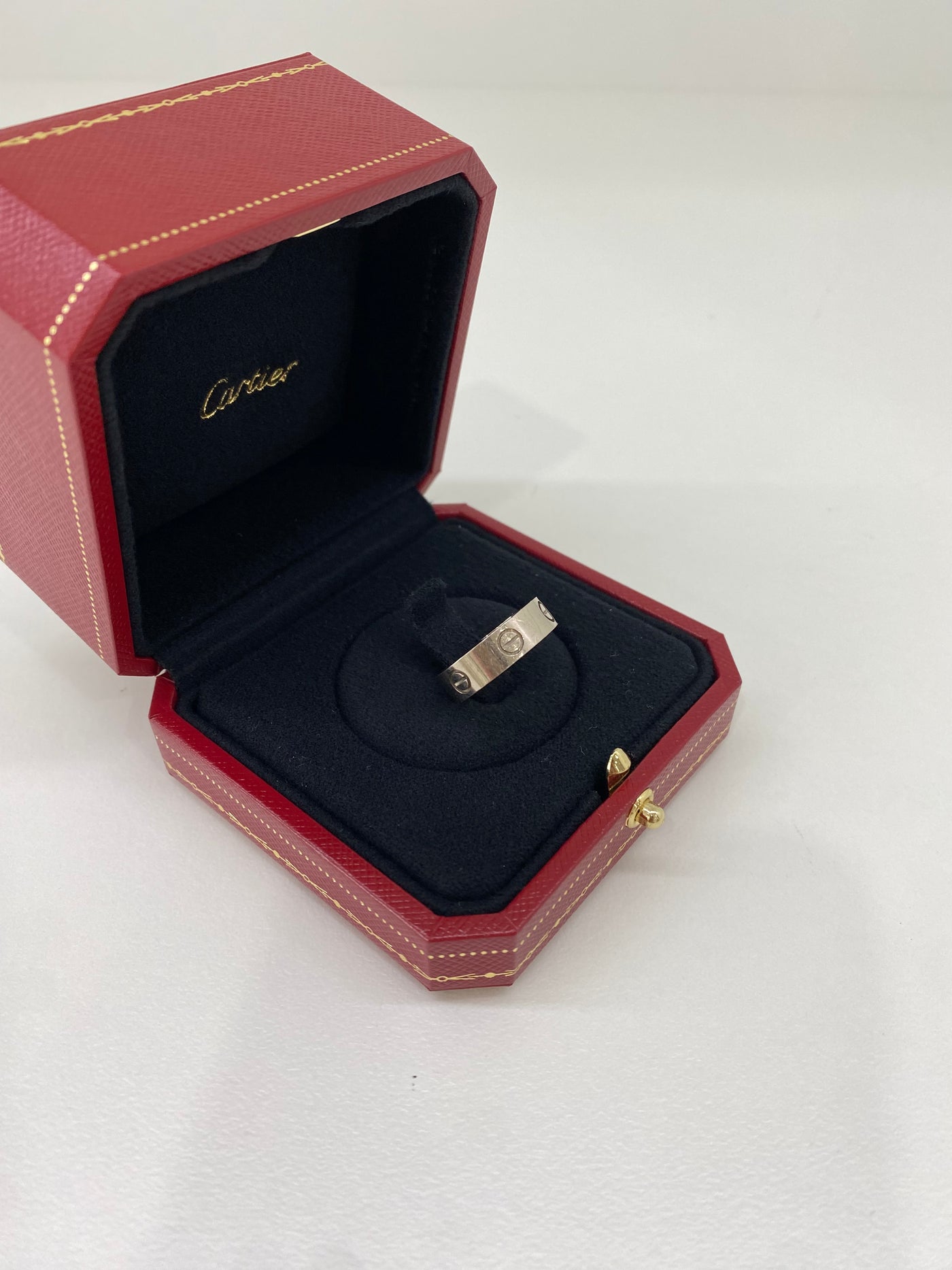 Cartier Love Ring White Gold size 54