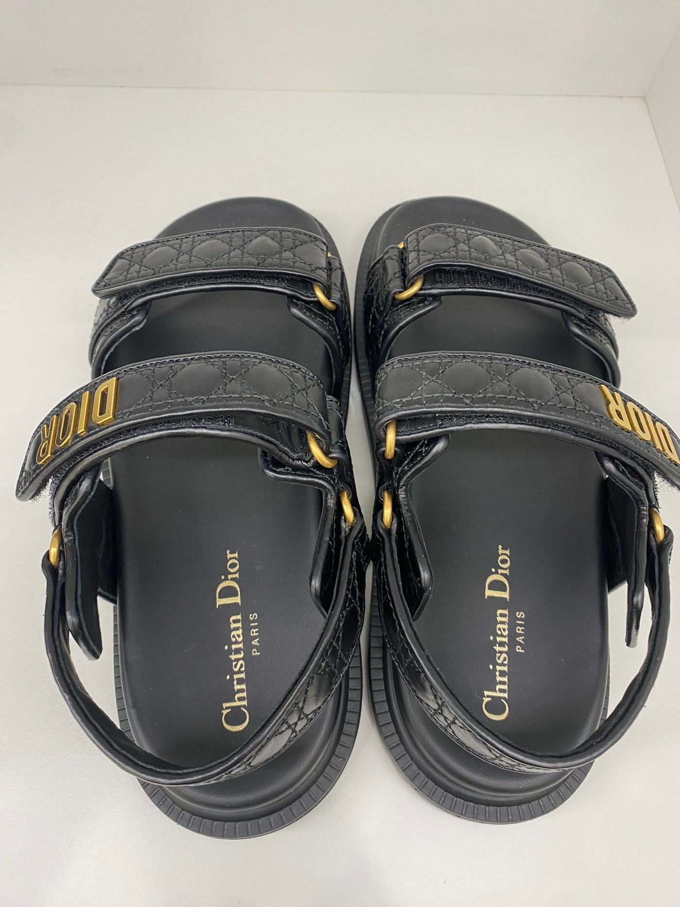 Dior Dioract Sandal Black Size 40.5