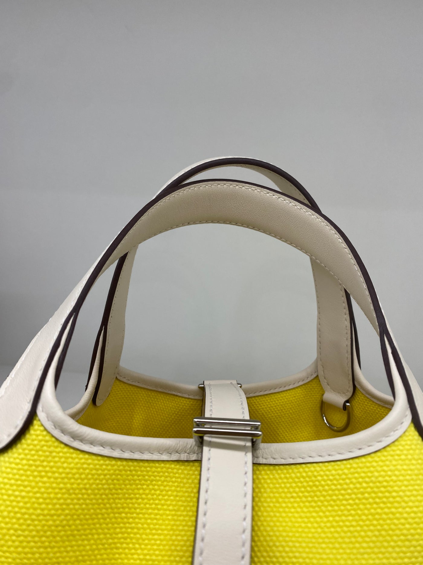 Hermes Picotin 18 Cargo Jaune Citron/Nata