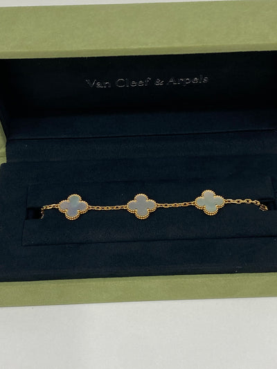 Van Cleef Arpels Alhambra Bracelet MOP YG