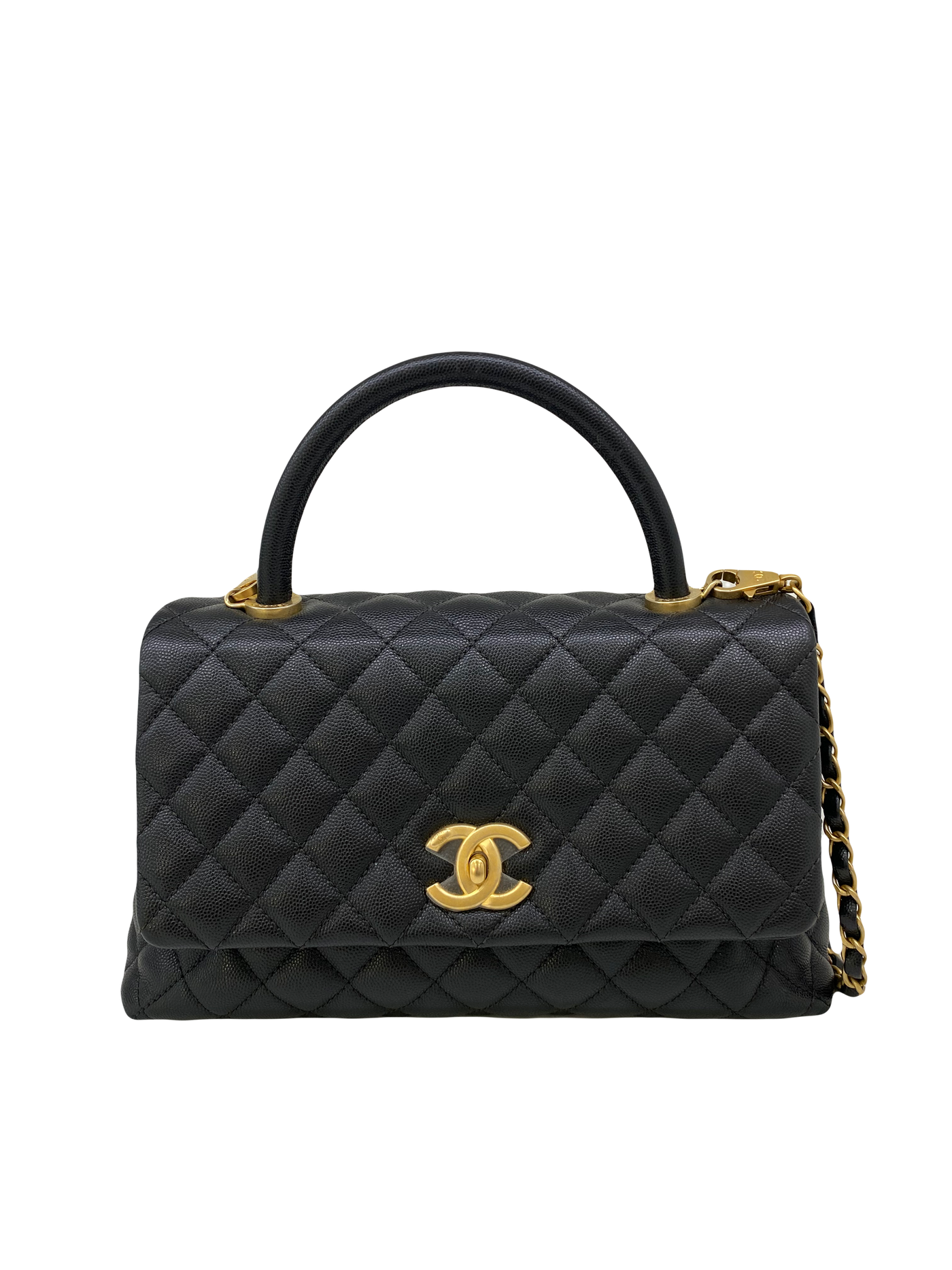 Chanel Coco Handle Black Caviar GHW