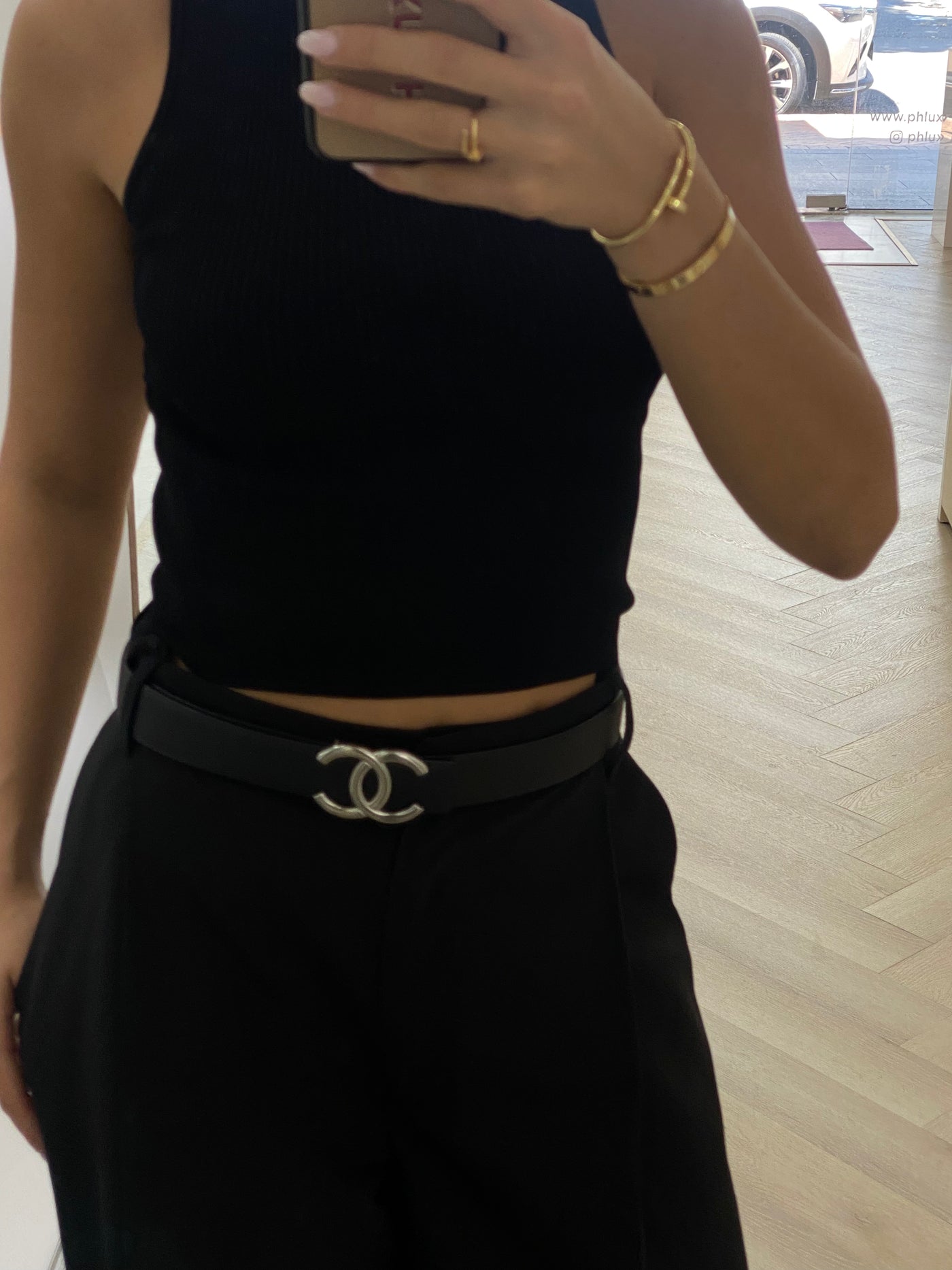 Chanel Belt SHW - Size 80