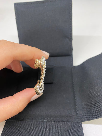 Chanel Pearl Crystal Brooch