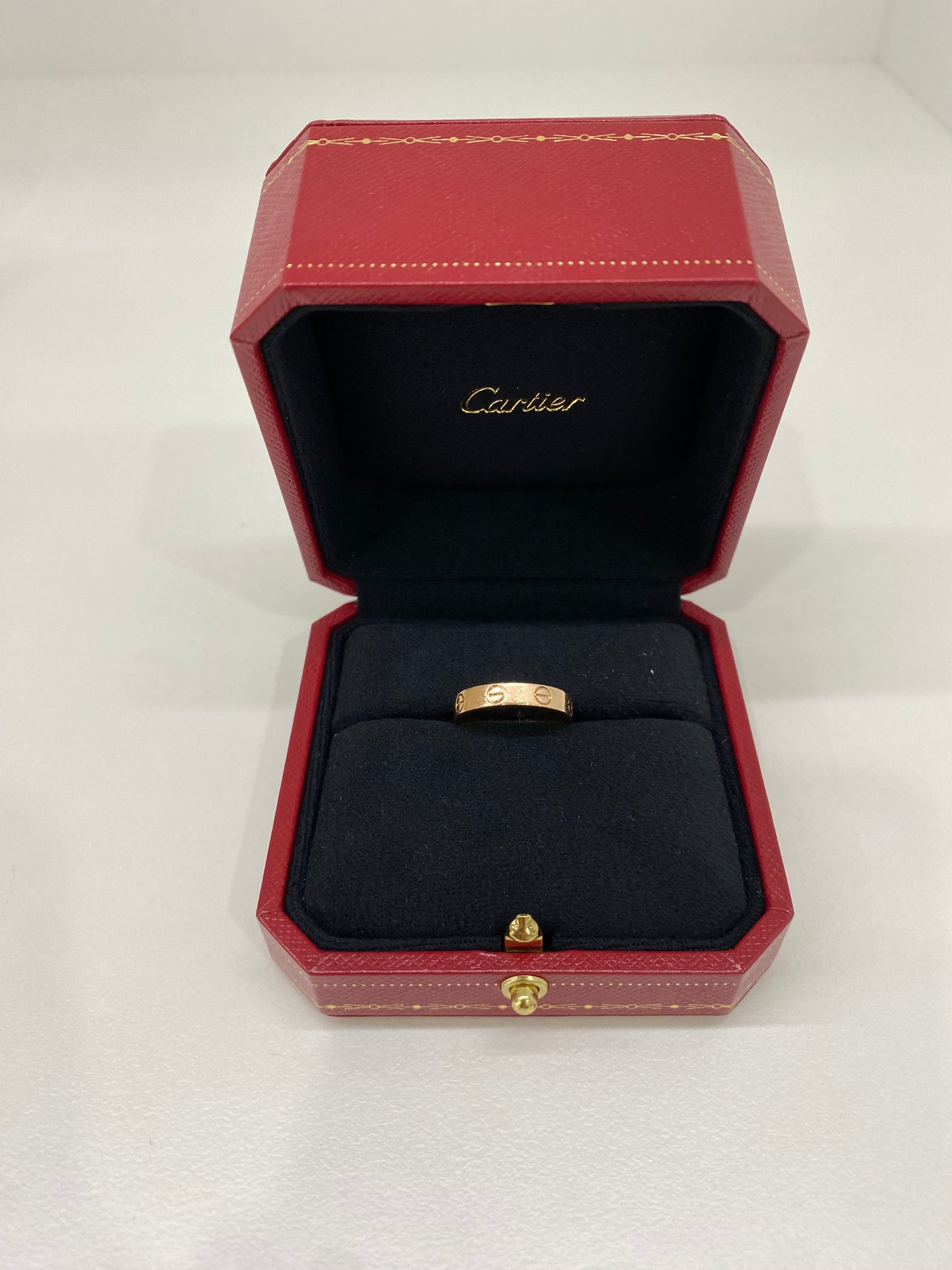 Cartier Love Ring Rose Gold Size 51 (Engraving)