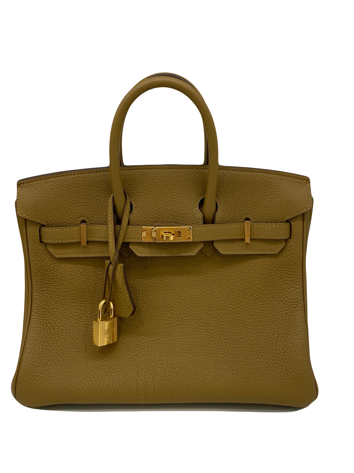 Hermes Birkin 25 Retourne Togo Bronze Dore GHW
