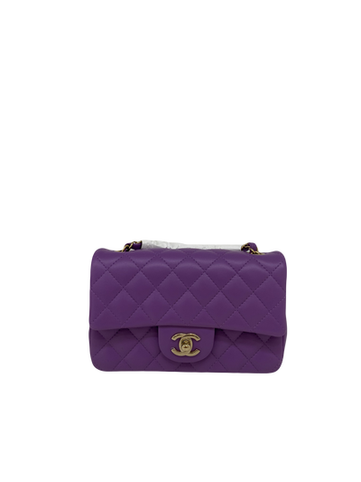 Chanel Classic Flap Mini Purple