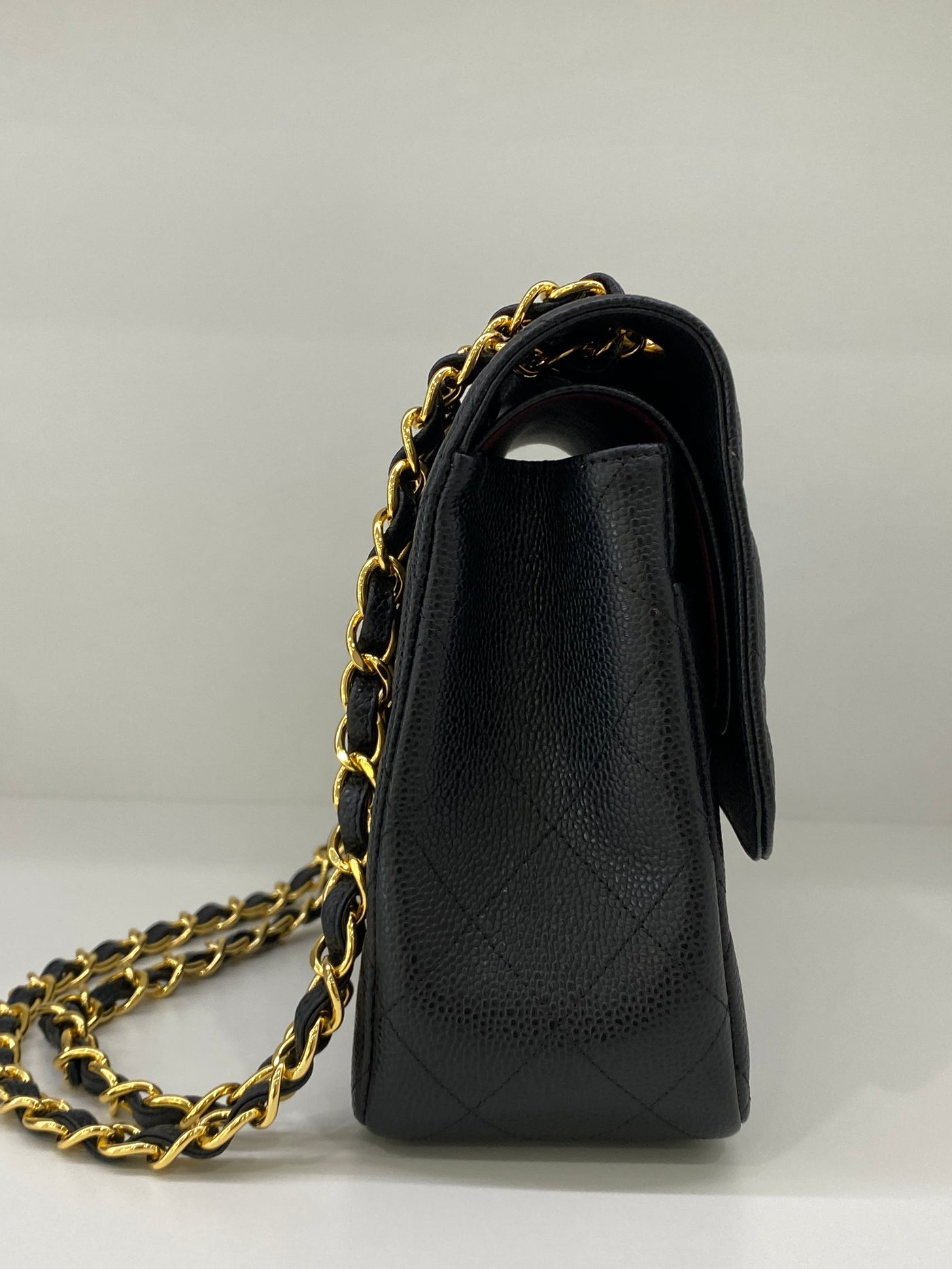 Chanel Classic Flap Large Jumbo Black Caviar GHW