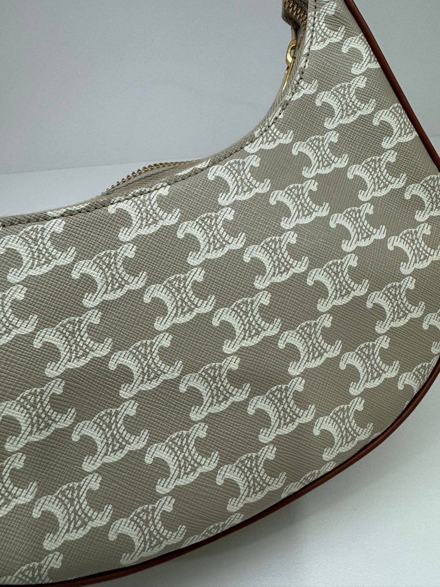 Celine Ava Bag Triomphe White