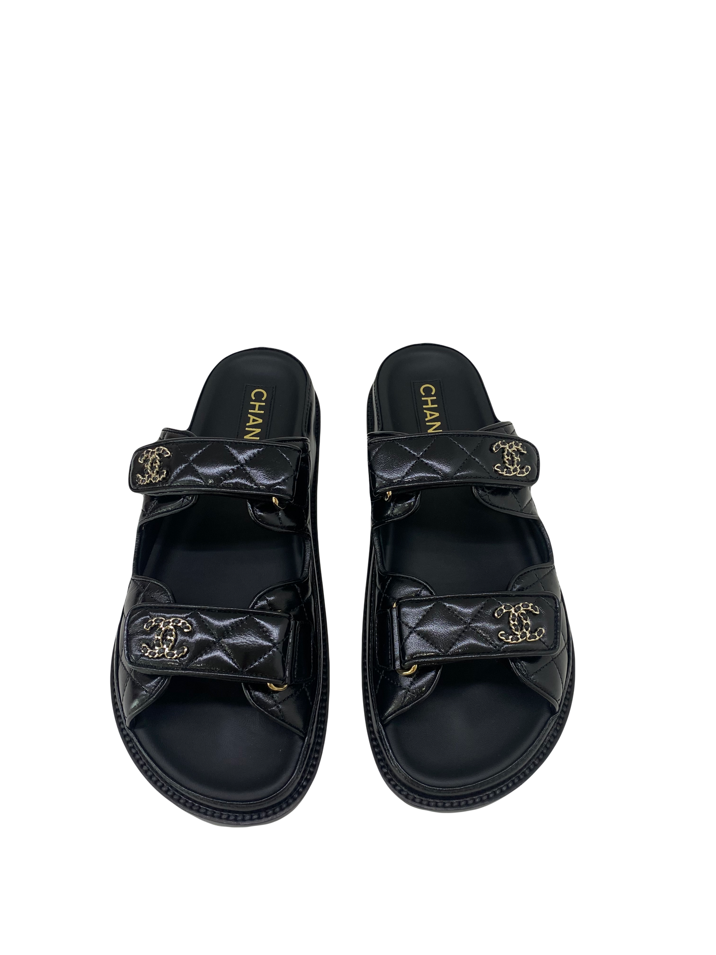 Copy of Chanel Dad Sandal Slide Black 41.5