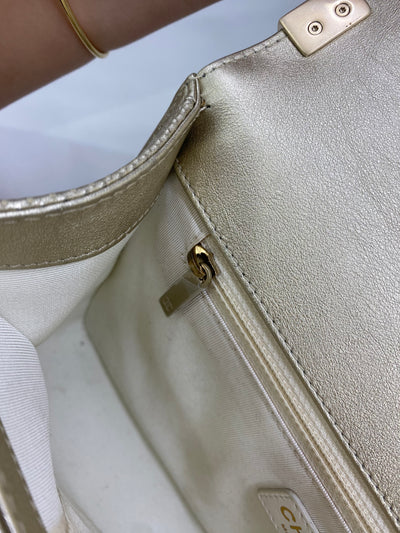 Chanel New Medium Boy Bag Gold