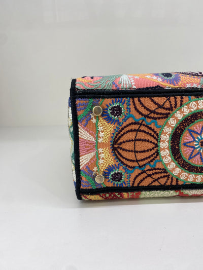 Christian Dior Lady Dior Medium Multicolor Canvas (Limited Edition)