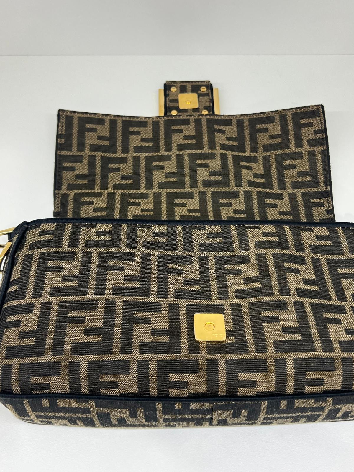 Fendi Baguette Monogram FF GHW
