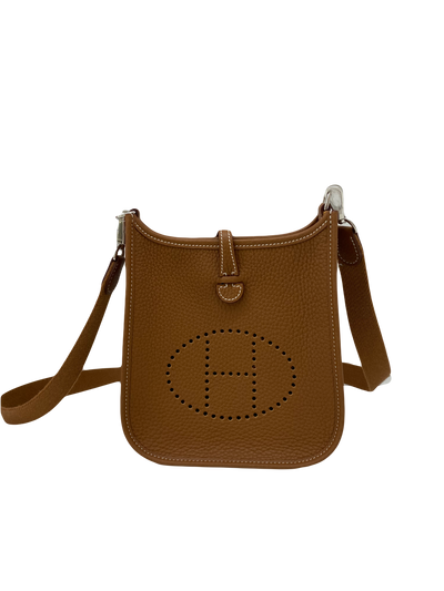 Hermes Mini Evelyn Gold PHW