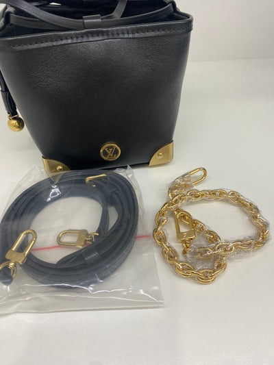 Louis Vuitton Noe Purse LV Charms Black GHW