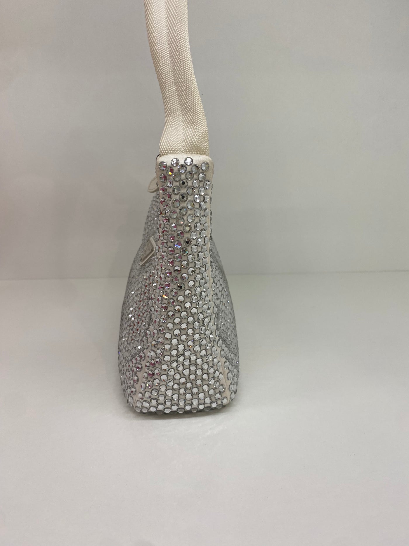 Prada Re Edition White Crystal Bag