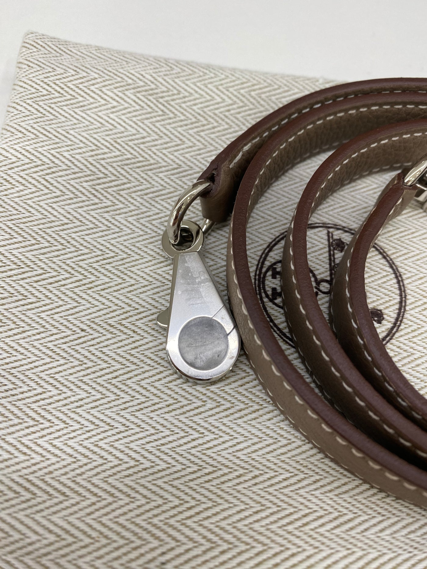 Hermès Kelly 35 Retourne Togo Etoupe PHW