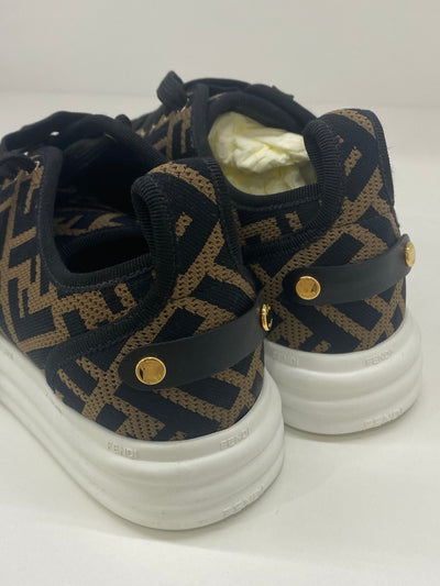 Fendi FF logo sneakers size 37