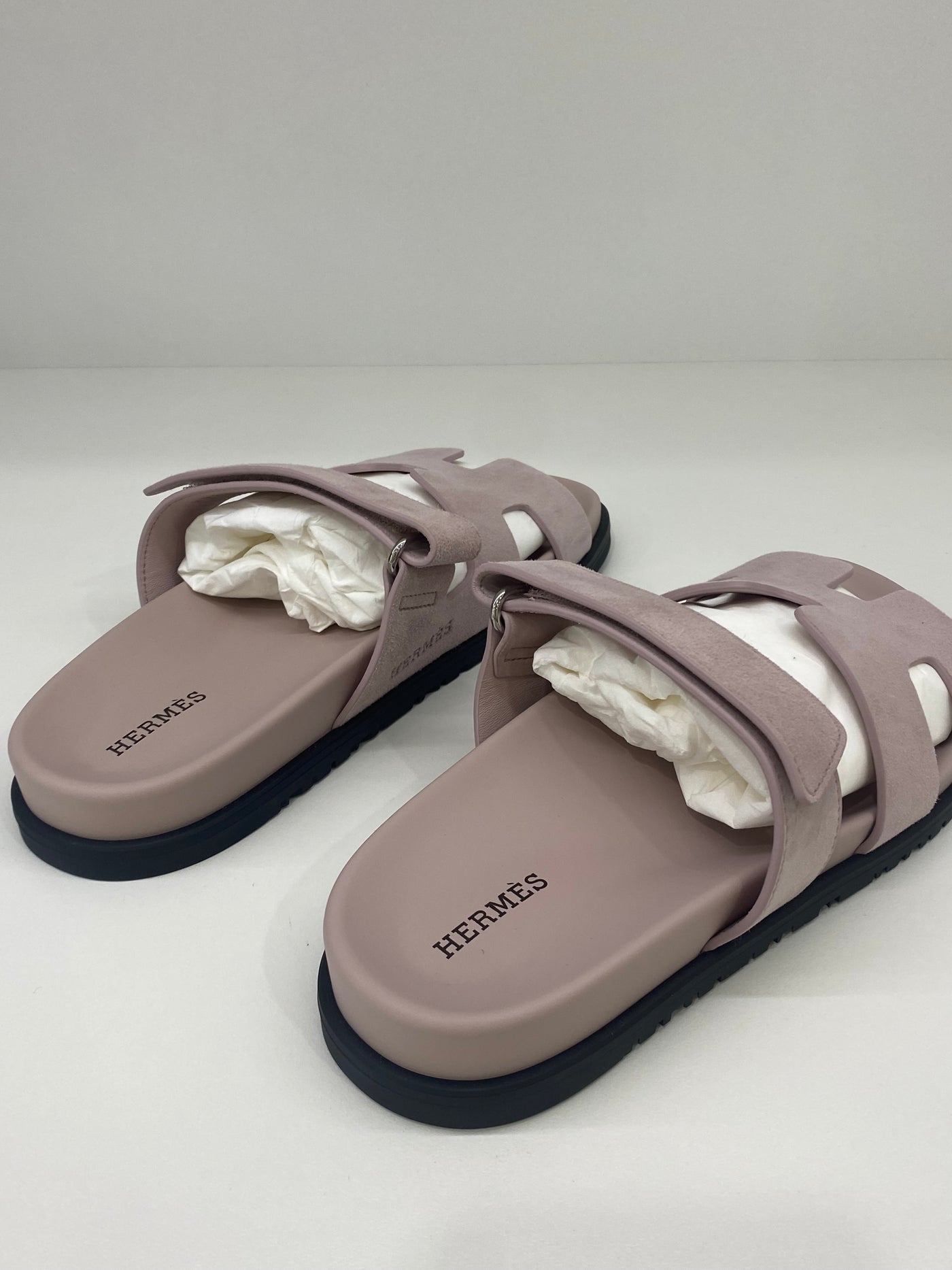 Hermes Chypre Rose Porcelain Size 38