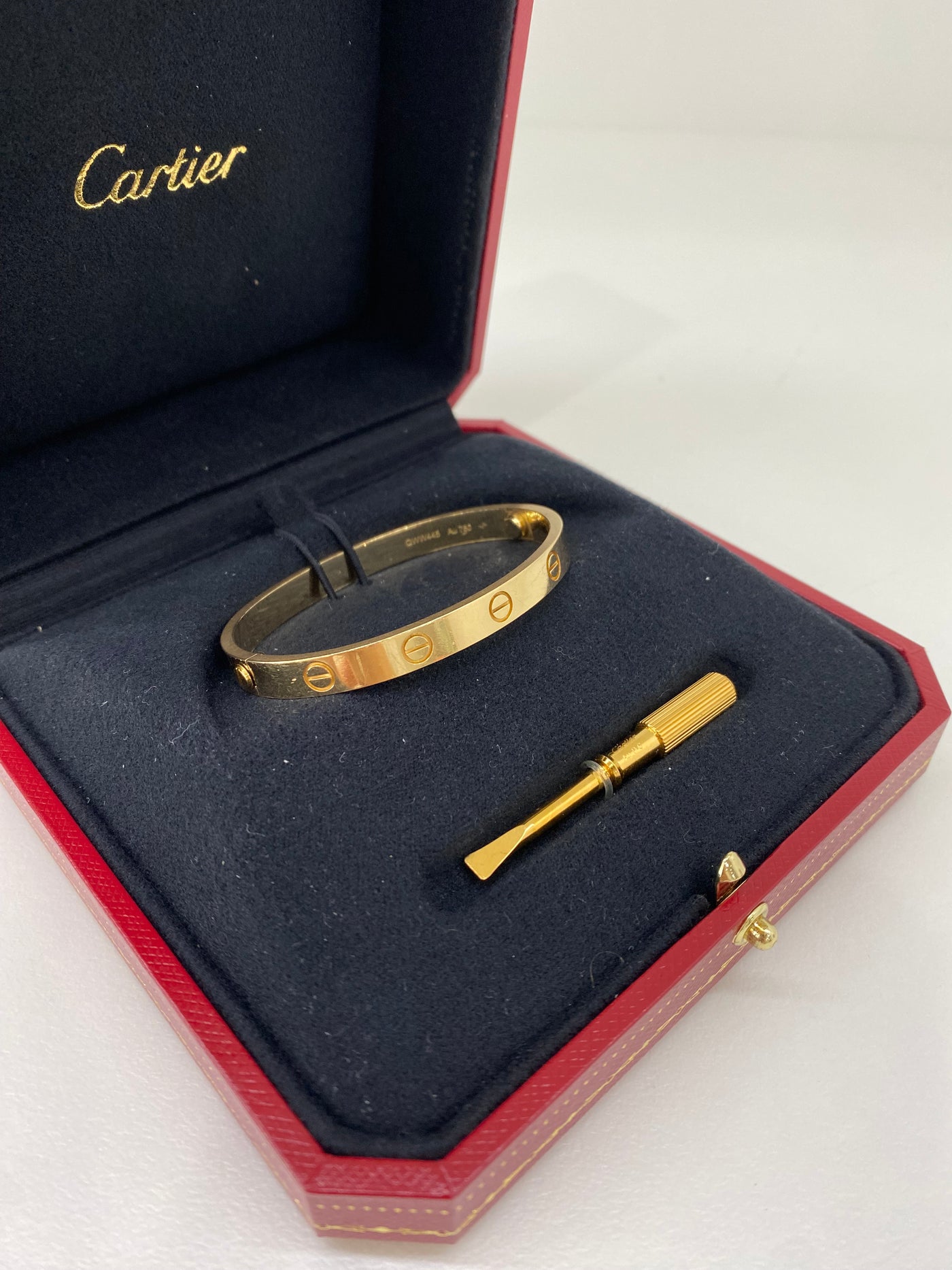 Cartier Love Bracelet Classic Yellow Gold Size 15
