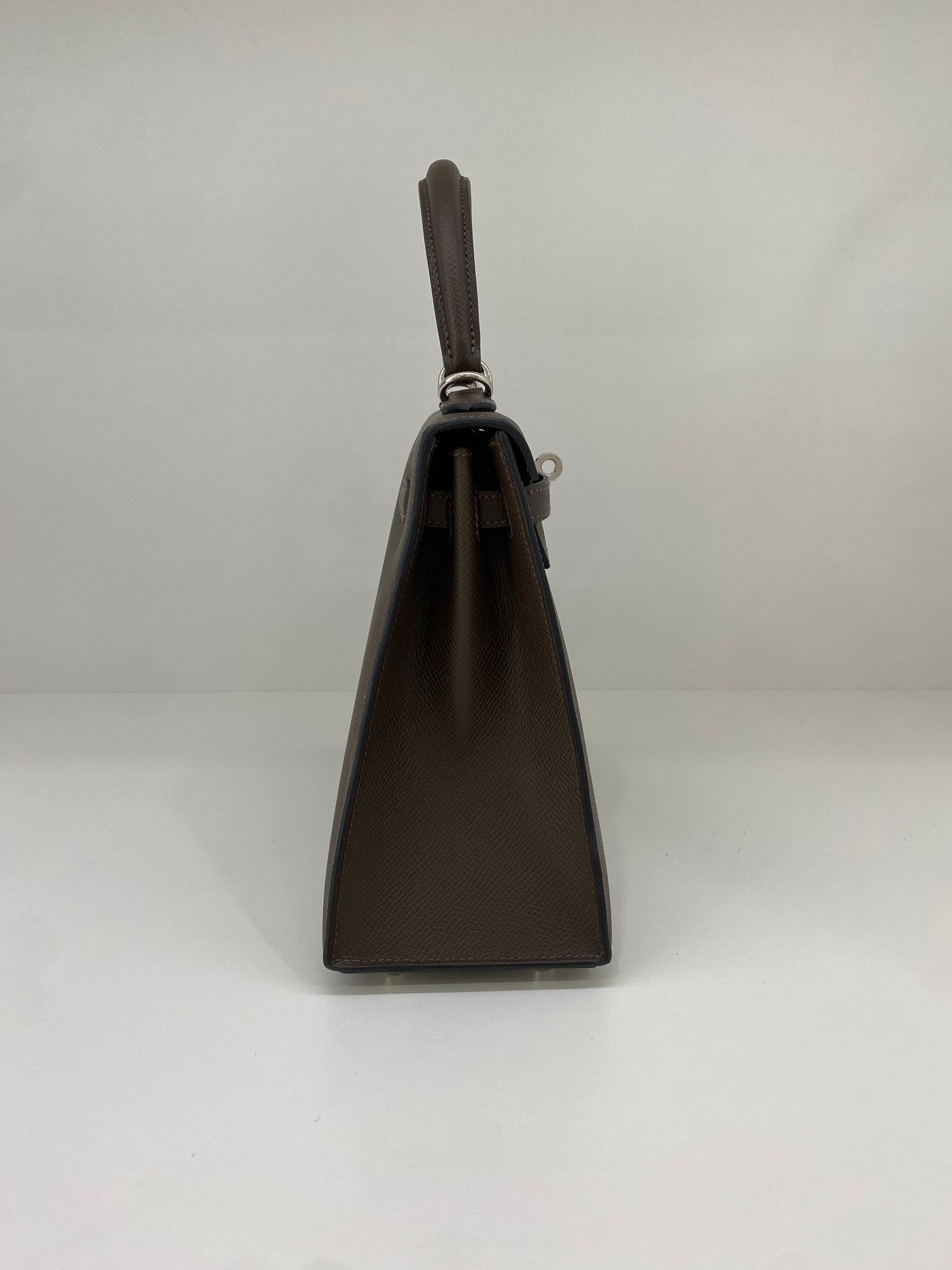 Hermes Kelly 25 Sellier Epsom Ecorce PHW