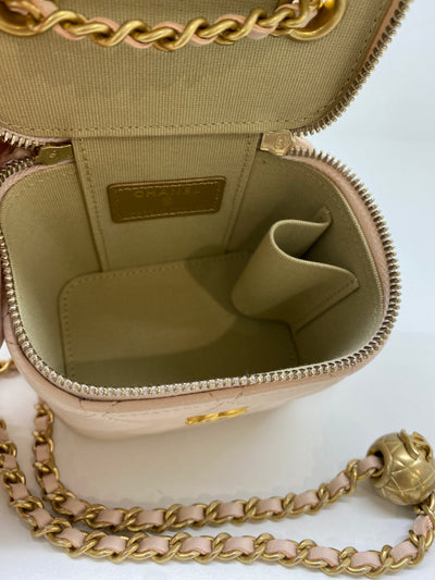 Chanel Mini Vanity Pale Pink GHW