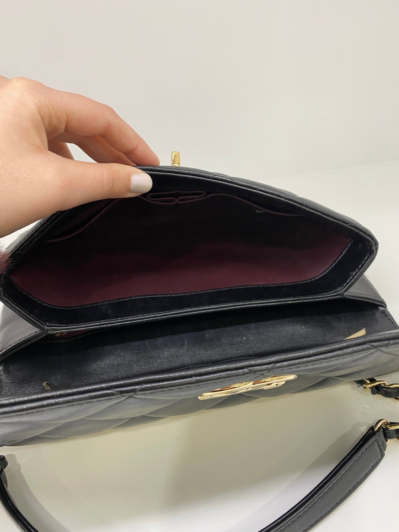 Chanel Trendy Flap Black Lambskin GHW