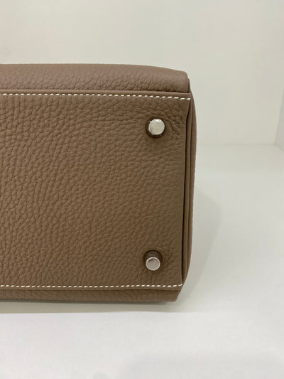 Hermès Kelly 35 Retourne Togo Etoupe PHW