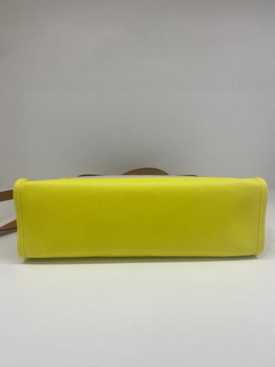Hermes Herbag 31 PM - Lime PHW (c stamp)