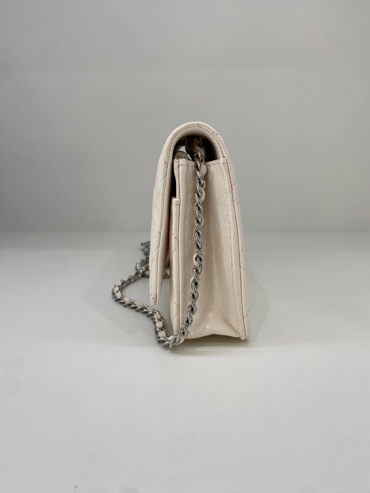 Chanel WOC White Caviar SHW