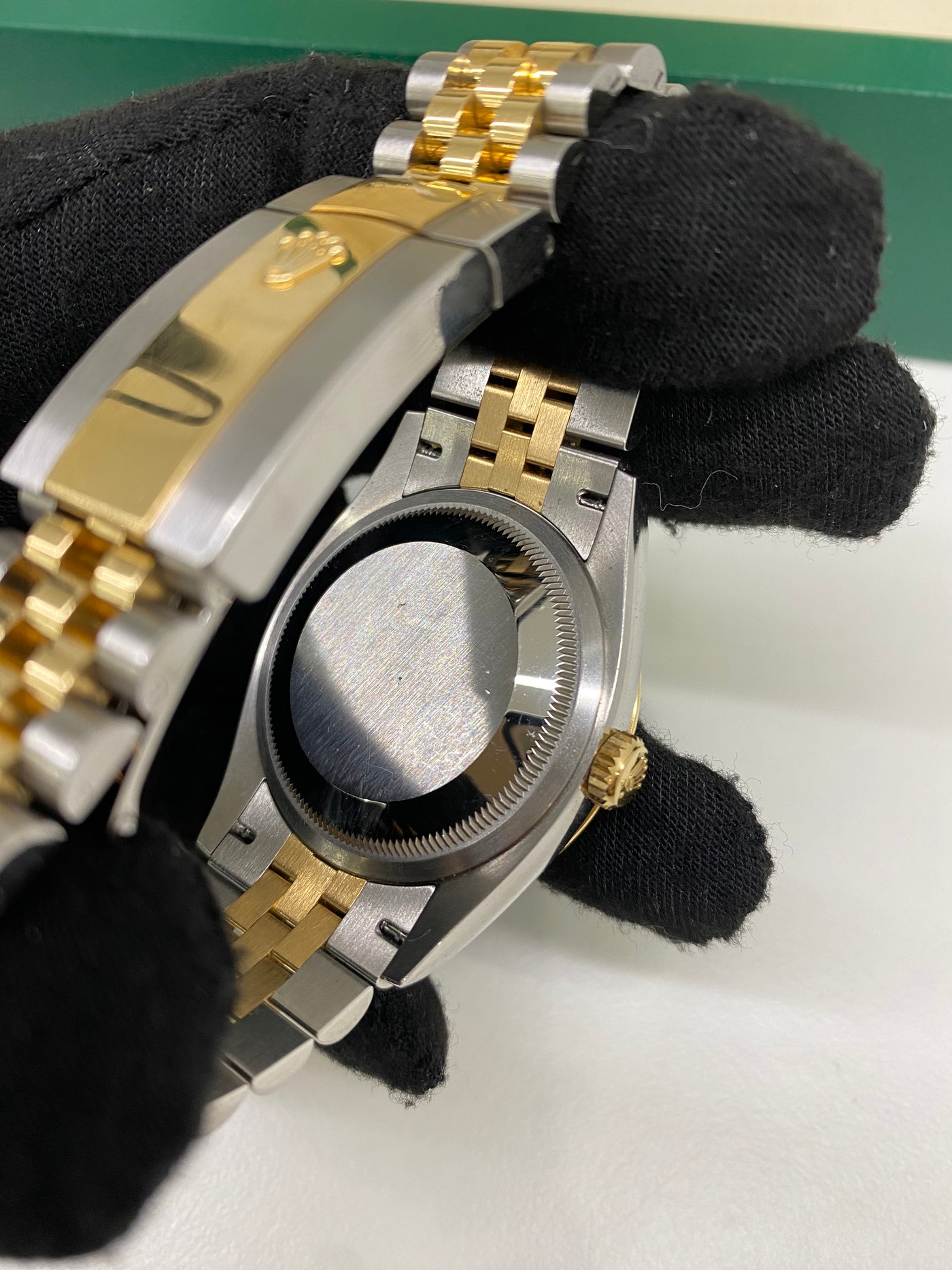 Rolex Datejust 36mm Two Tone Palm Motif