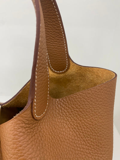 Hermes Picotin 22 Gold PHW