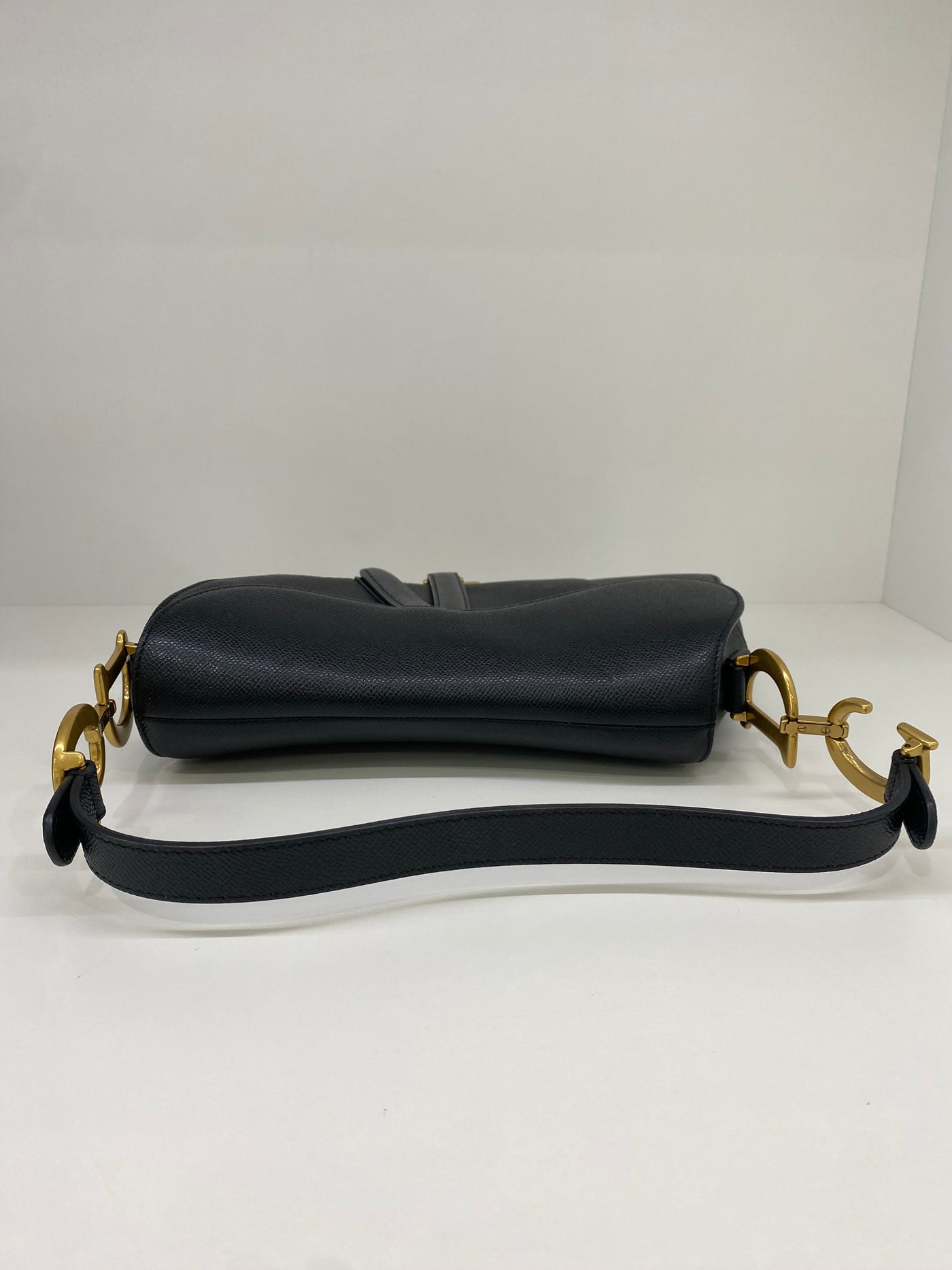 Dior Saddle Black GHW (with strap)