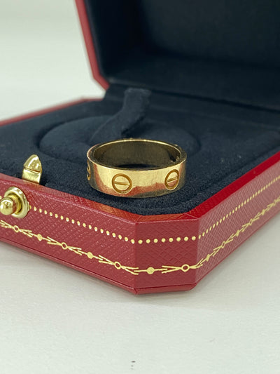 Cartier Love Ring Yellow Gold size 54