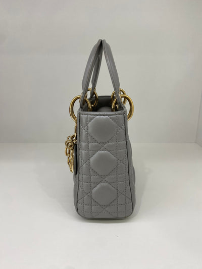 Dior Lady Dior Mini Silver GHW