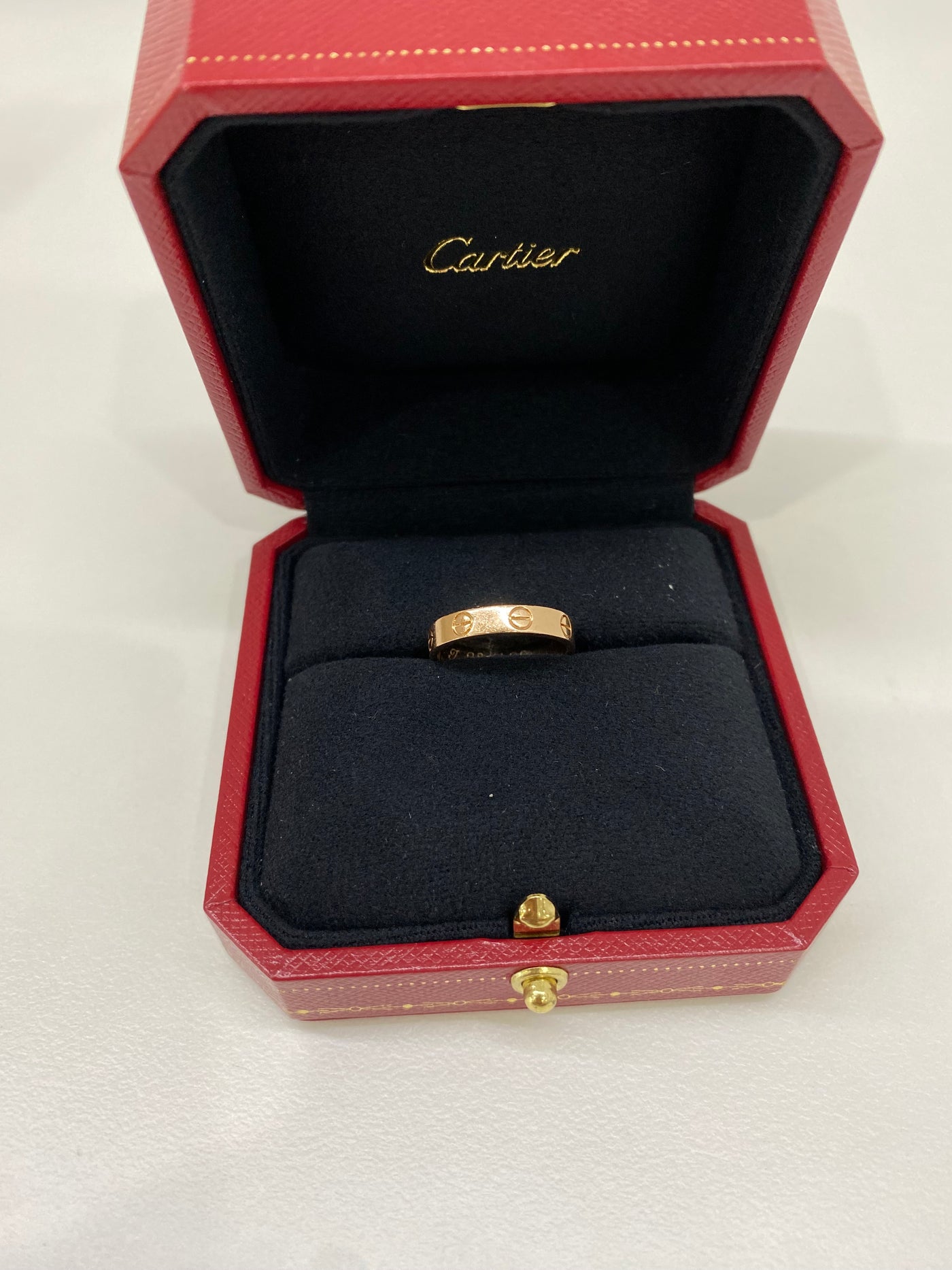 Cartier Love Ring Rose Gold Size 51 (Engraving)