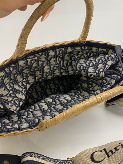 Christian Dior Wicker Bag