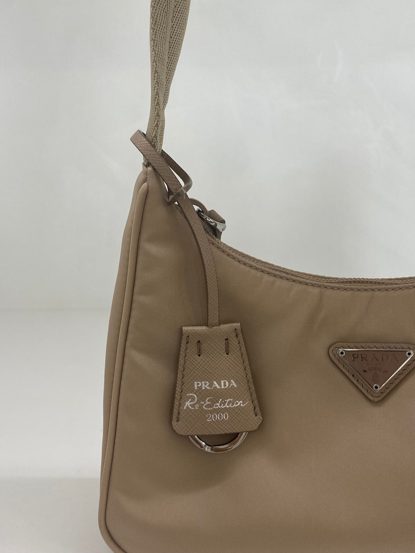 Prada Nylon Bag Beige