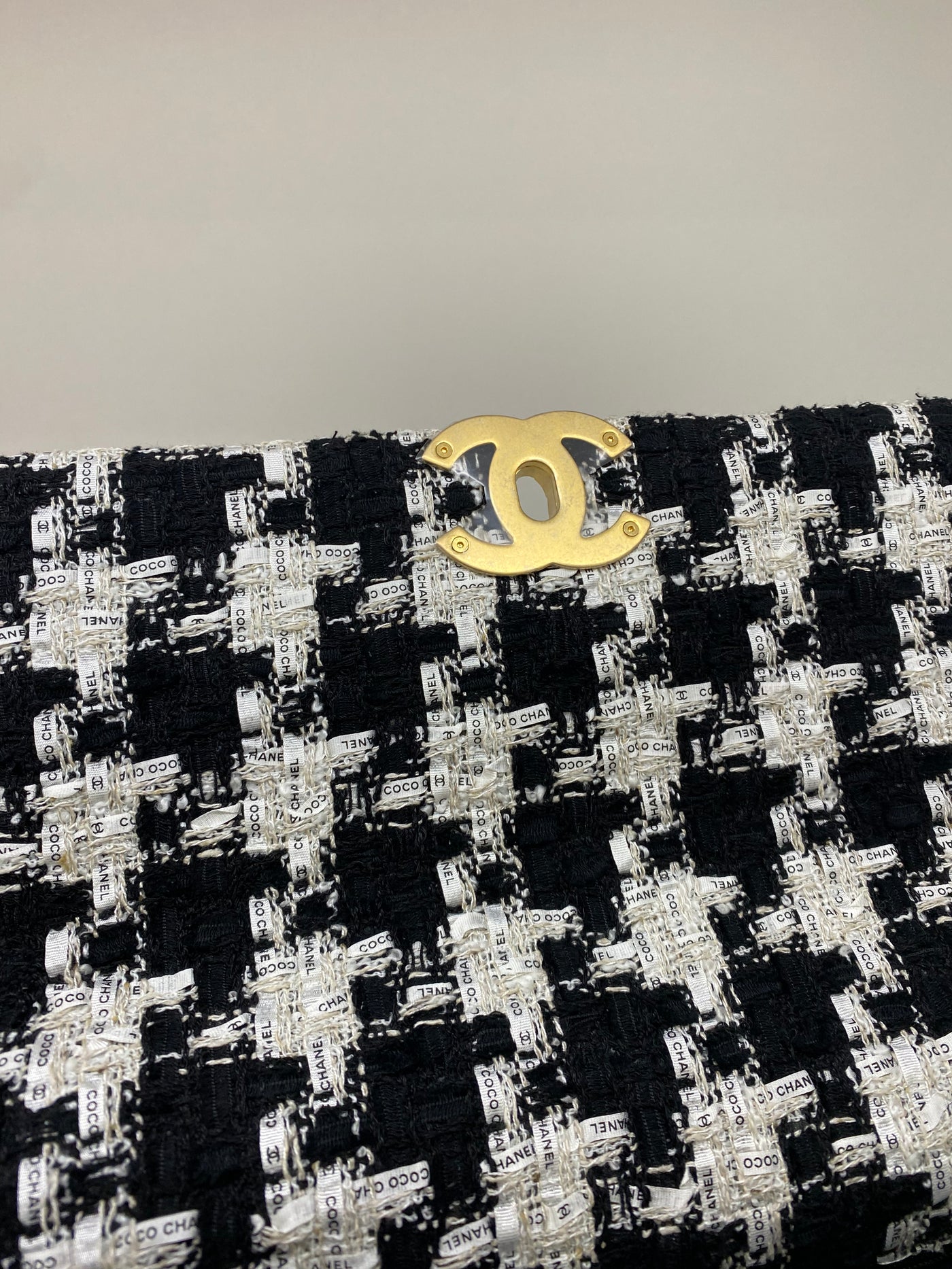 Chanel 19 bag small - Tweed houndstooth