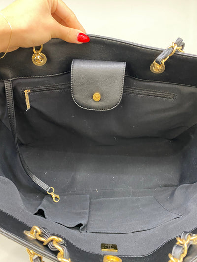 Chanel Shopping Tote Black GHW