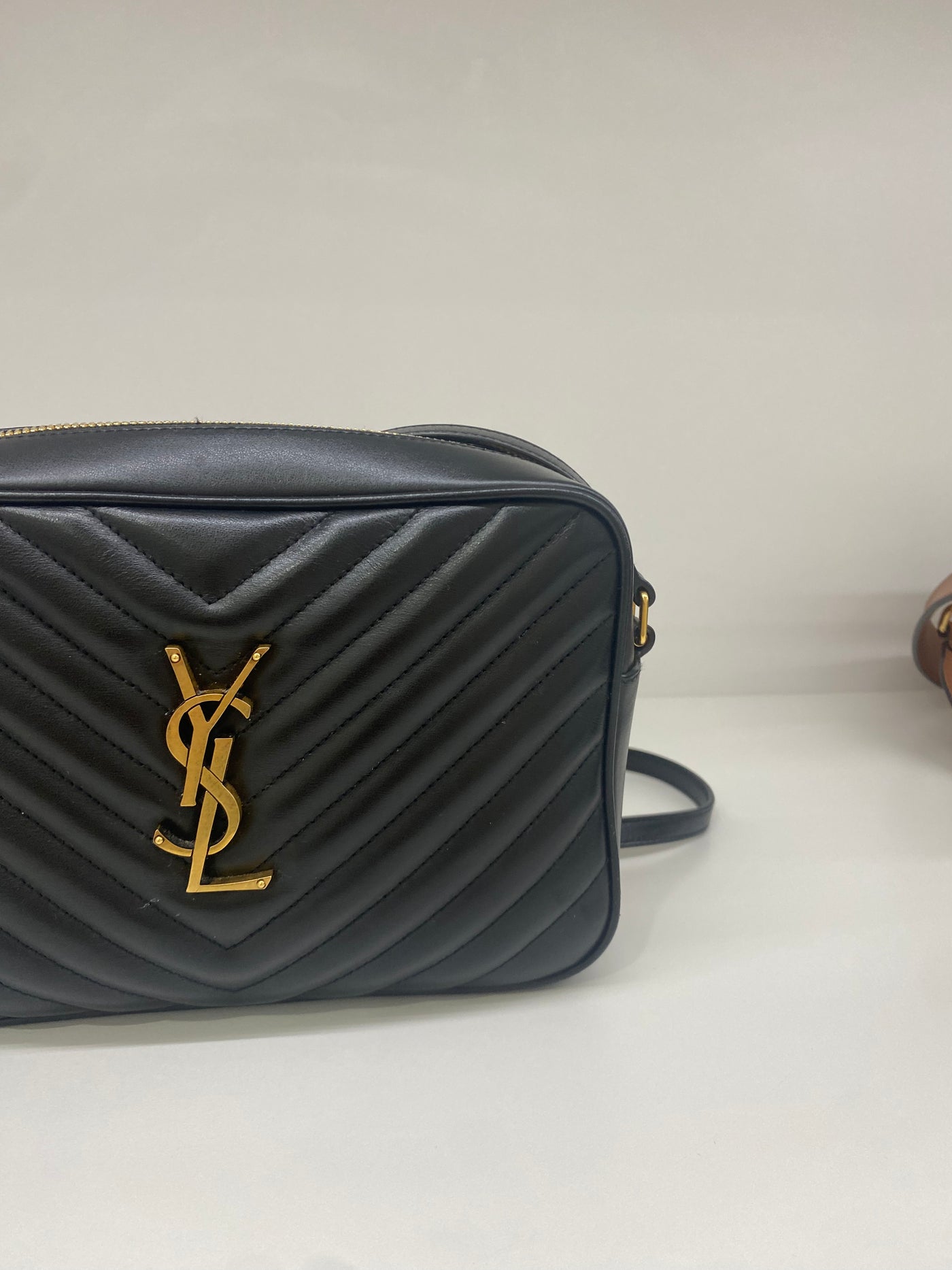 YSL Lou Camera Bag Black