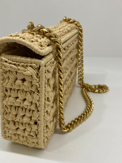 Celine Raffia Mini Trimophe