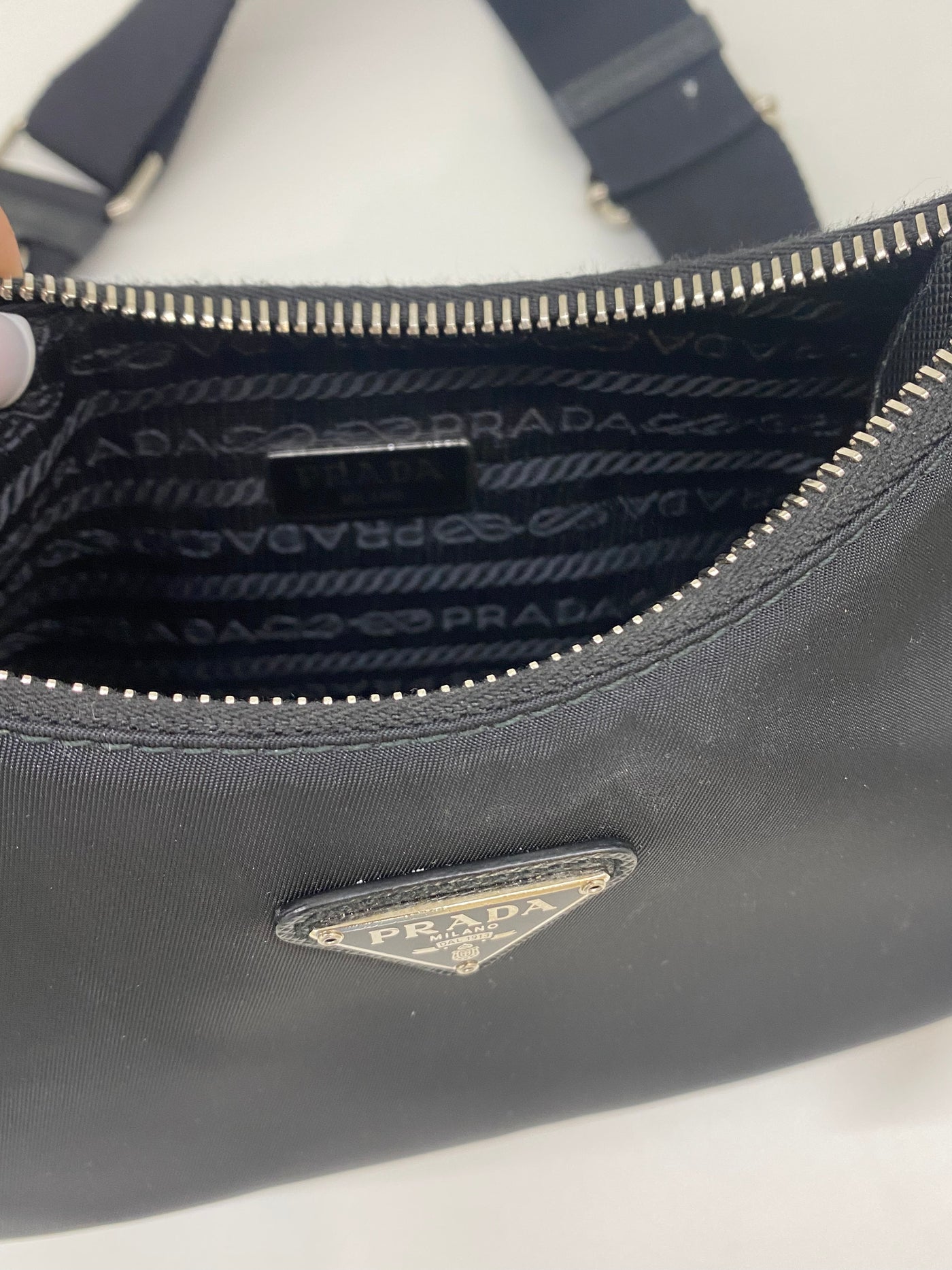 Prada Re Edition Nylon Black Bag