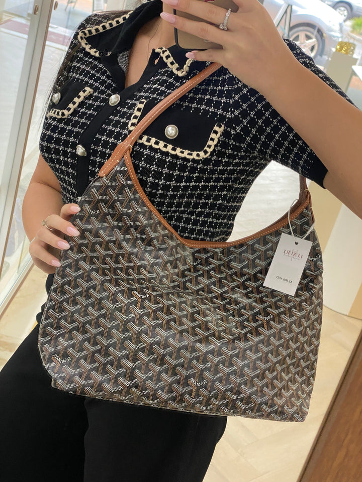 Goyard Hobo Bag Black/Tan – PH Luxury Consignment
