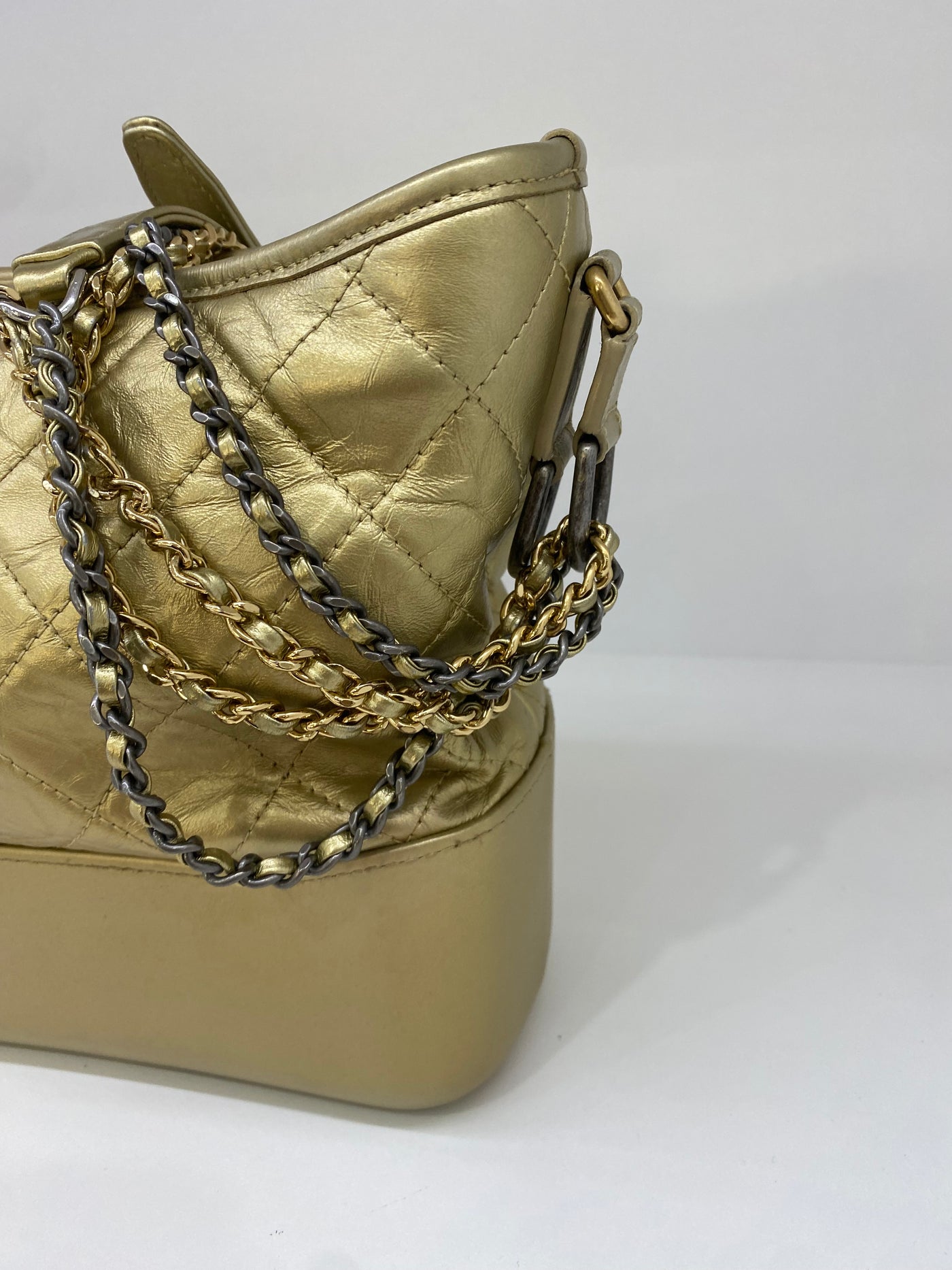 Chanel Gabrielle Gold Large