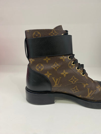 Louis Vuitton Monogram Wonderland Twist Boots size 39