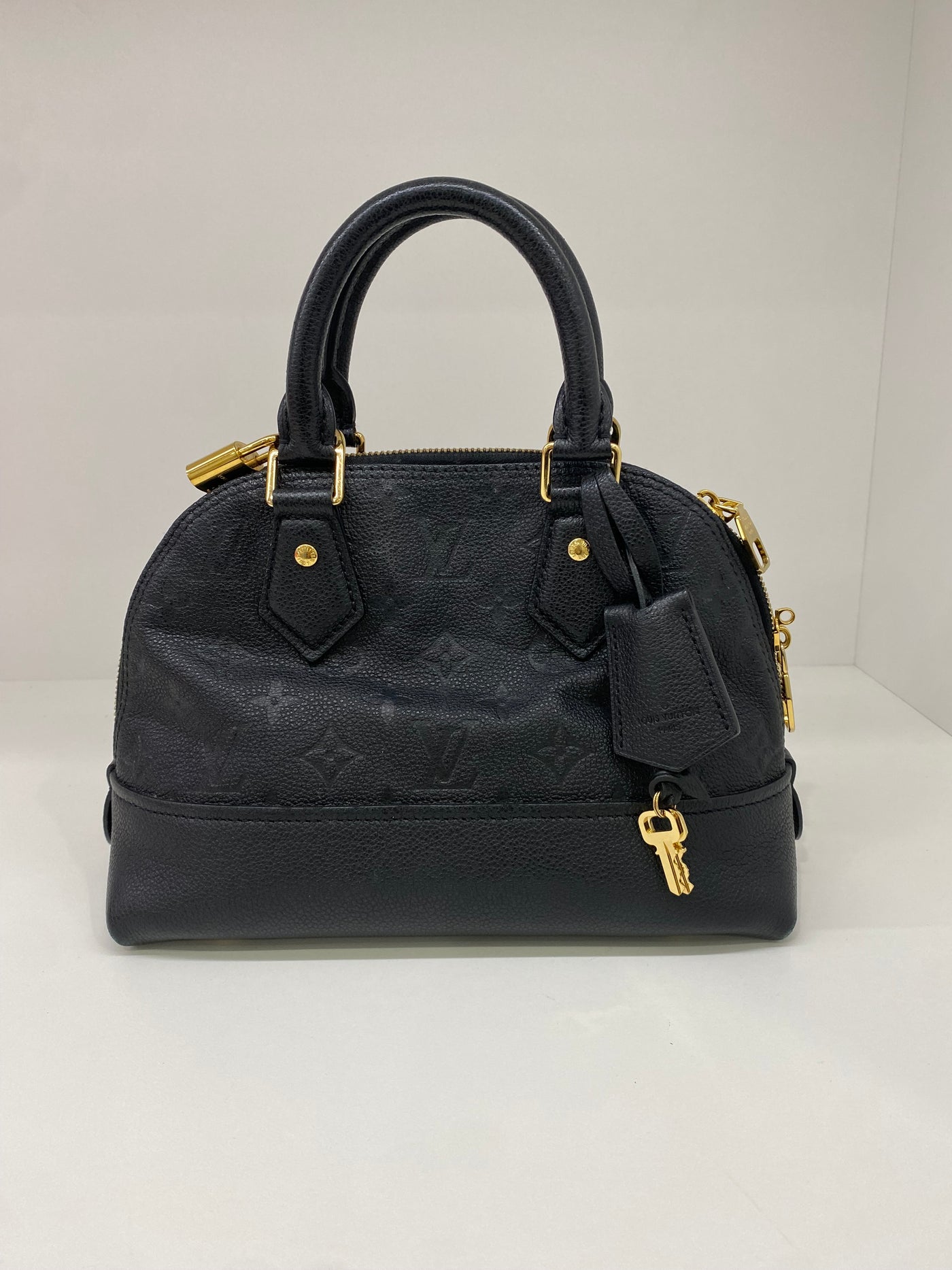 Louis Vuitton Alma Black Empriente Leather GHW