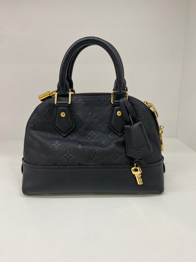 Louis Vuitton Alma Black Empriente Leather GHW