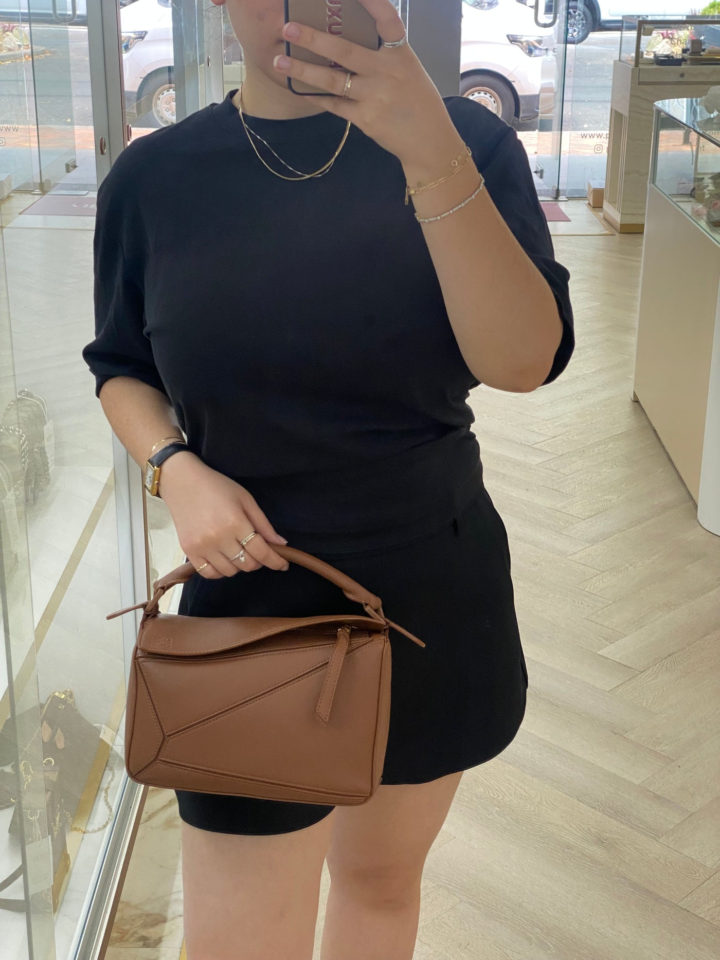 Loewe Puzzle Bag Small Brown