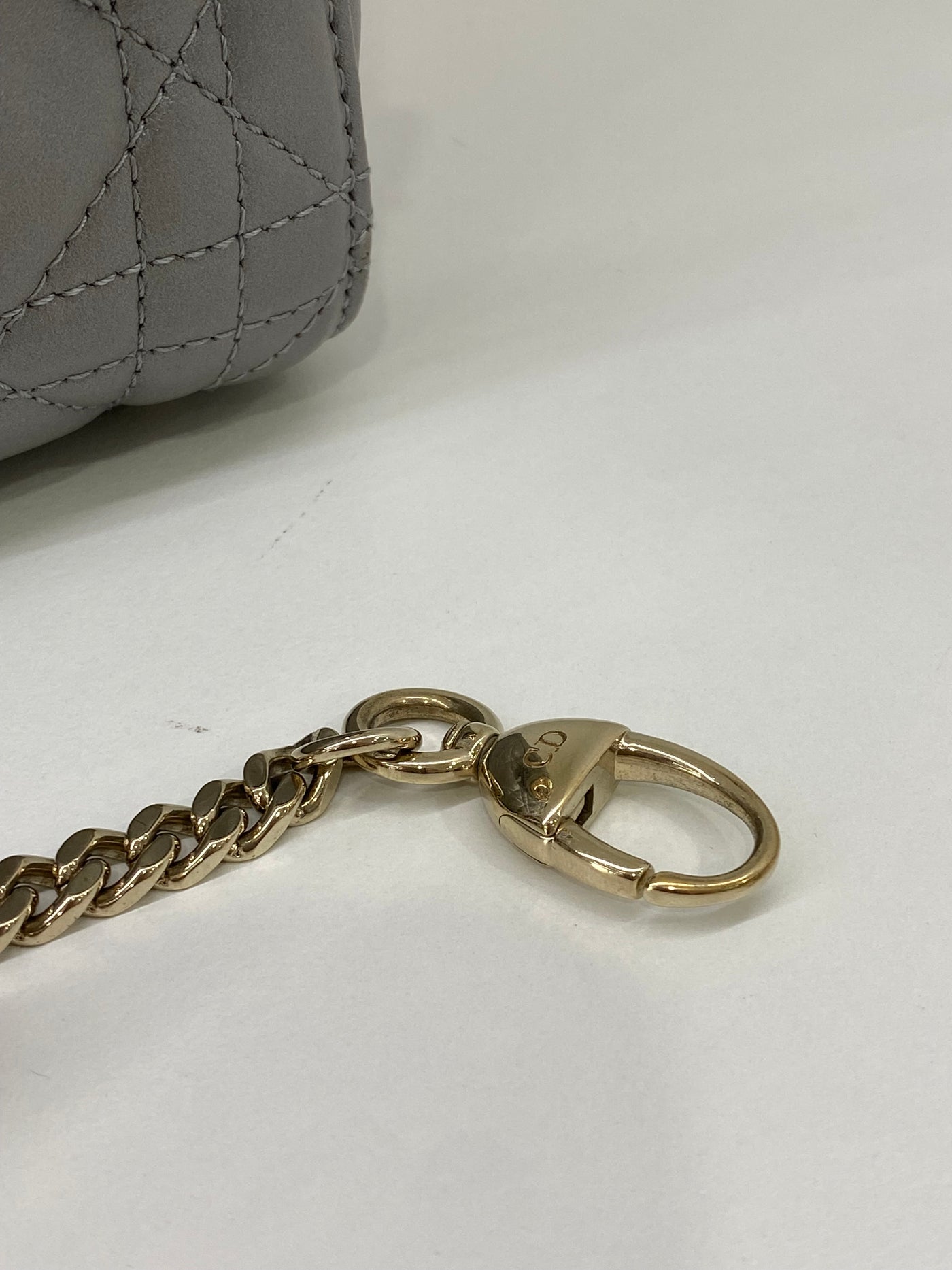 Dior Lady Dior Mini Silver GHW
